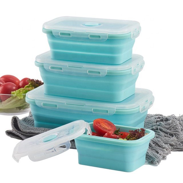 Wholesale Multi-Purpose Collapsible Storage Box Silicone Food Storage Container