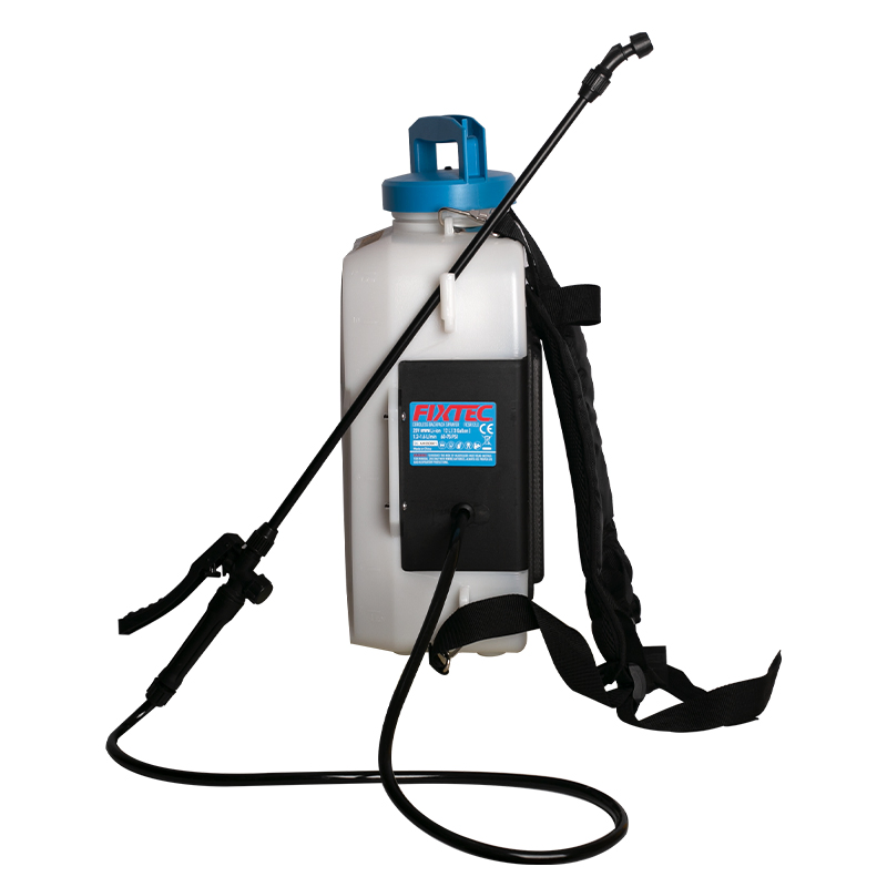 Fixtec Agricultural 12L Battery Powered Pump Backpack Chemical Fertilizer Portable Electric Backpack Sprayer
