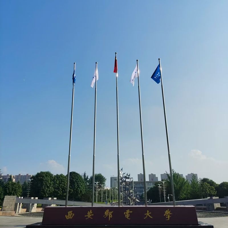 Wholesale Garden Flag Pole Auto Raise Flagpoles 20 FT Stainless Steel Flagpole