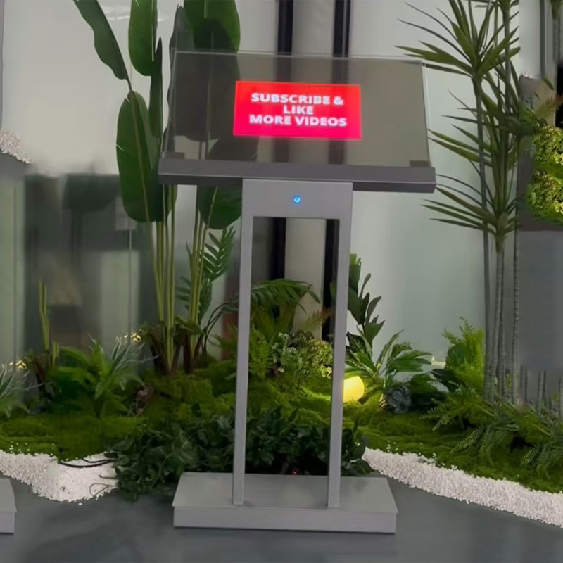 30-Inch Floor Standing OLED Digital Signage Indoor OLED Transparent Screen Kiosk