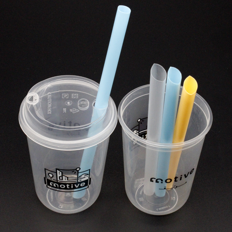 PLA Biodegradable Wheat Drinking Straw OEM Drinking Straws Customized Size