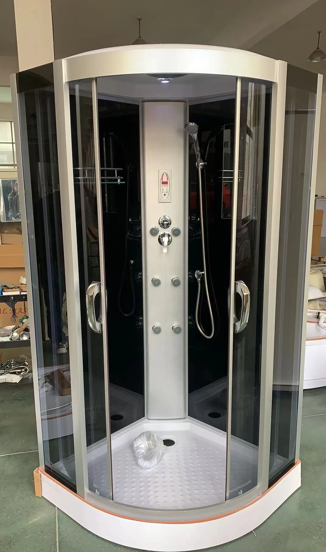 Computer Electric Panel Shower Room with ABS Tray