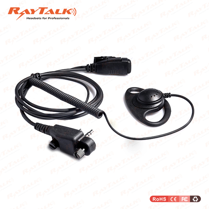 Two Way Radio Earpiece Tk208, Tk220, Tk3207 Series D-Shape Earpiece
