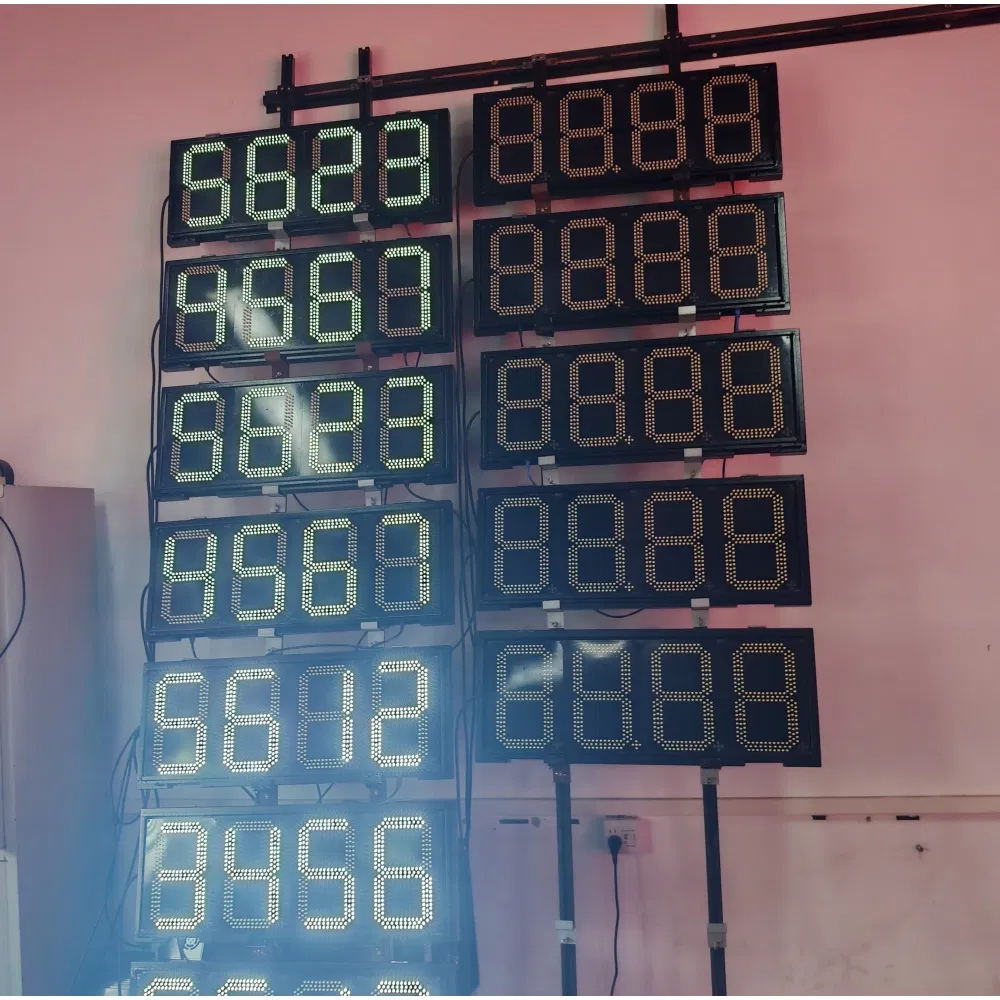 Outdoor Digital 7 Segment 12 Quot Inch LED Petrol Displays for Gas Station Oil Petrol Fuel Price