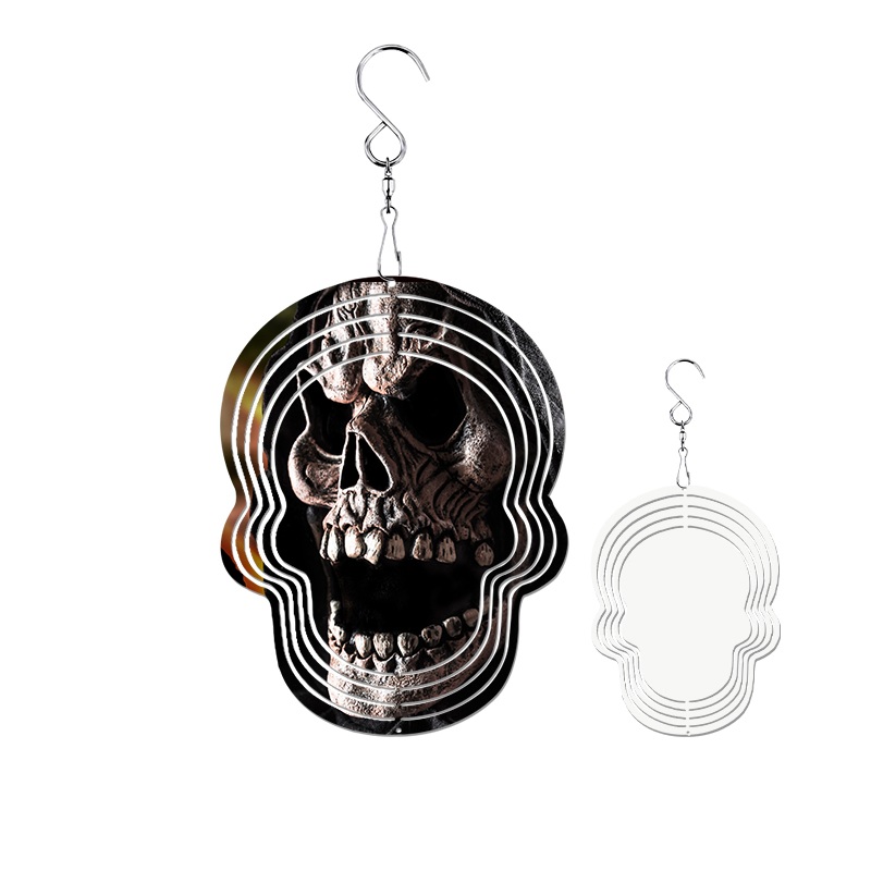 Sublimation Pumpkin Wind Spinner for Halloween Decoration