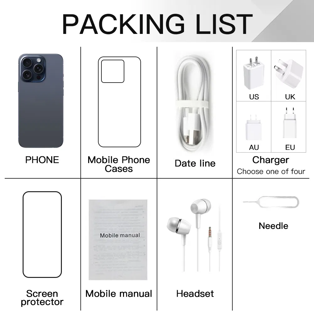 Смартфон I15 PRO Max 16GB/1TB, 108MP, 8000mAh