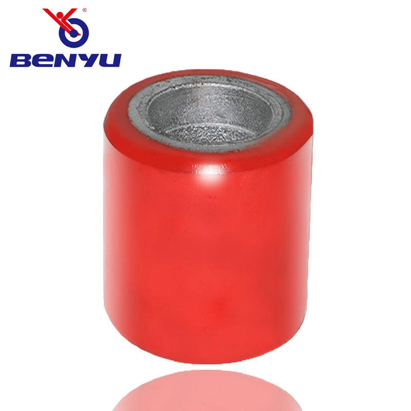 8068 8070 TPU Polyurethane Hand Pallet Truck Wheel with Large Load Capacity