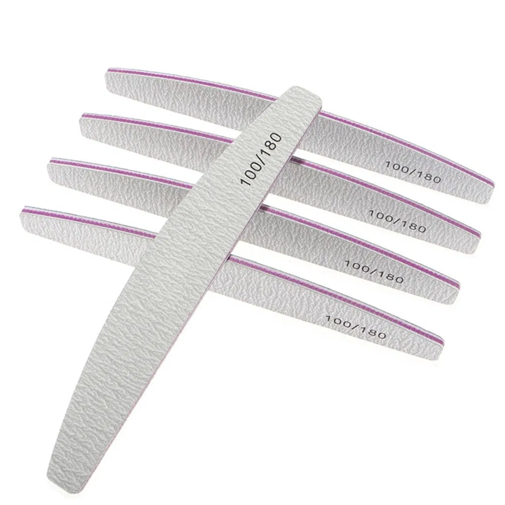 Simple 100/180 Double Sides Emery Board File Manufacturer Customized Nail File