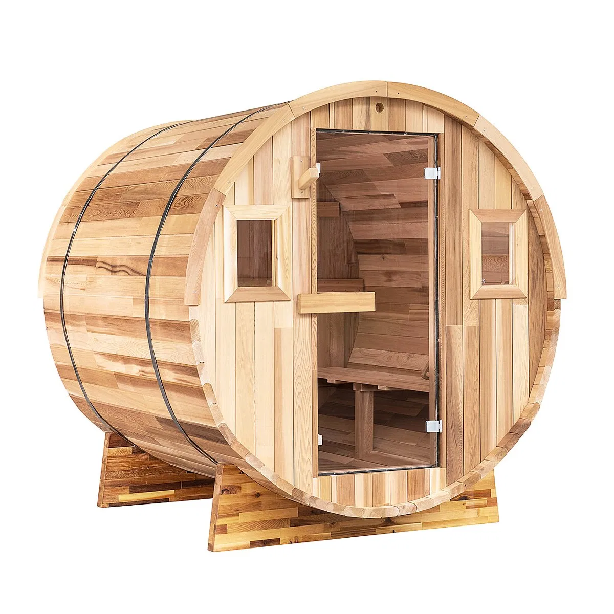 Personal Care Dry Sauna Room with Towel Rack and Cup Rack