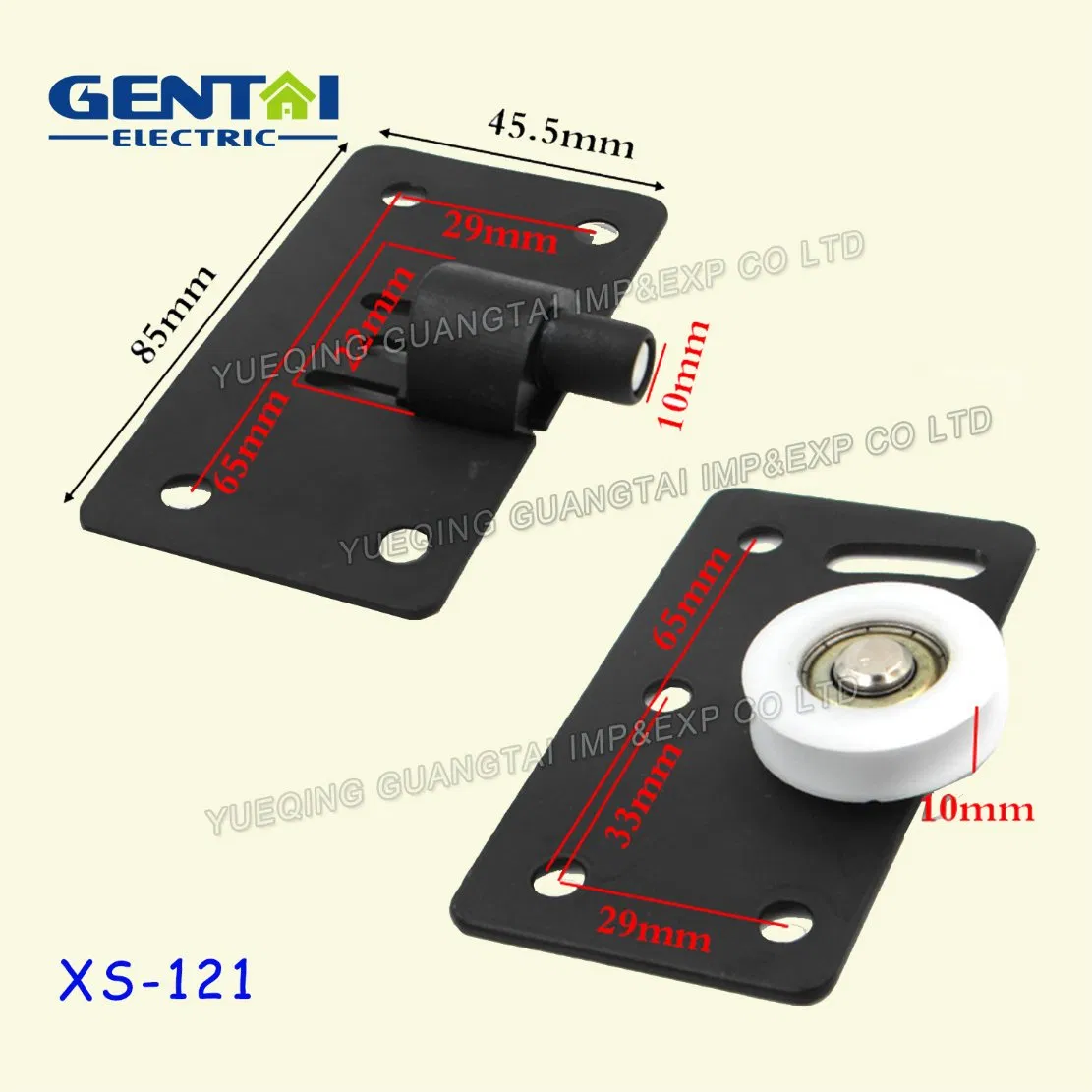 Glass Shower Sliding Door Roller Connected Sliding Door Wheel