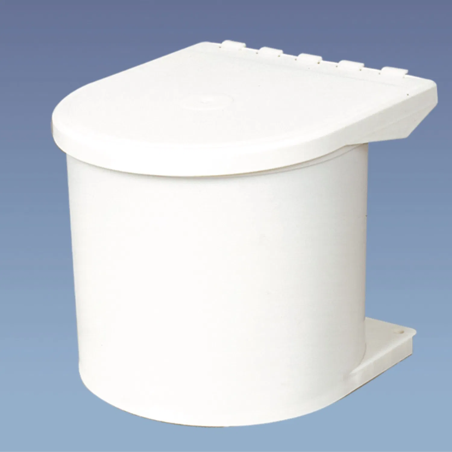 Durable and Environmental Friendly 8 Liters Wall Mounted White Plastic Cabinet Revolving Wastebin (CLG001-8L)