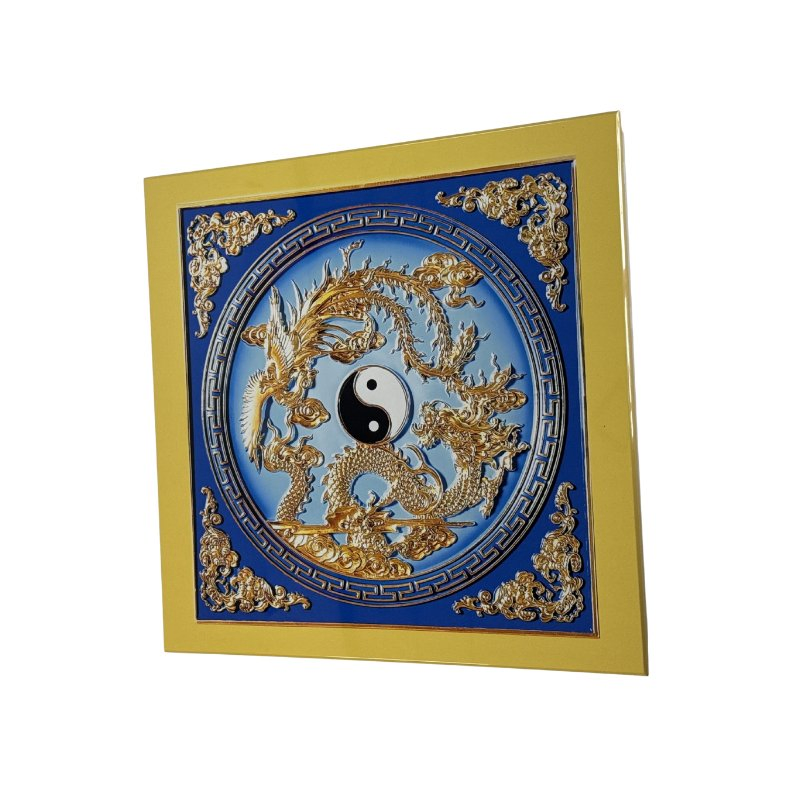 Aluminum Ceiling Panel Gilded 3D Embossed Design for Temple Style Ceiling