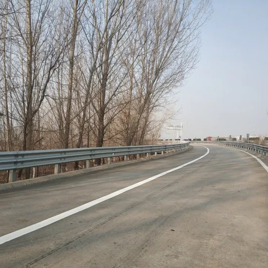 RSs-cb063 OEM W beam steel highway guardrail Crash barrier