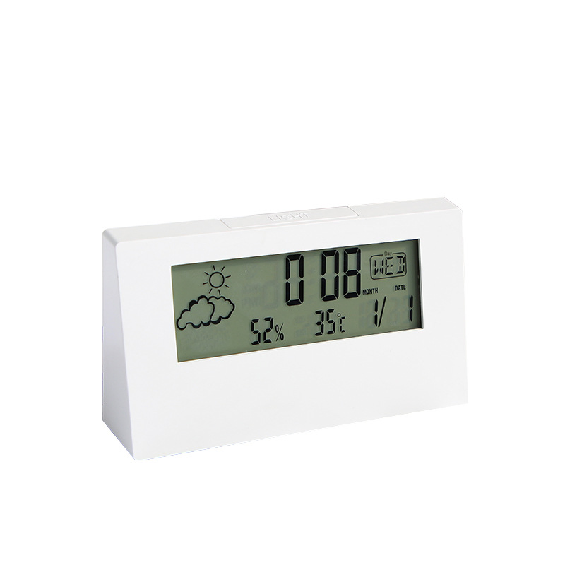Thermometer Hygrometer Creative Weather Display Luminous Night Light Electronic Alarm Clock