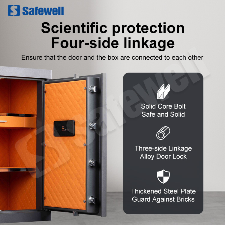 Safewell BS4704e High Security Large Steel High Grade Smart Safe Box Home Business Ralmprint Recognition Luxurious Safe