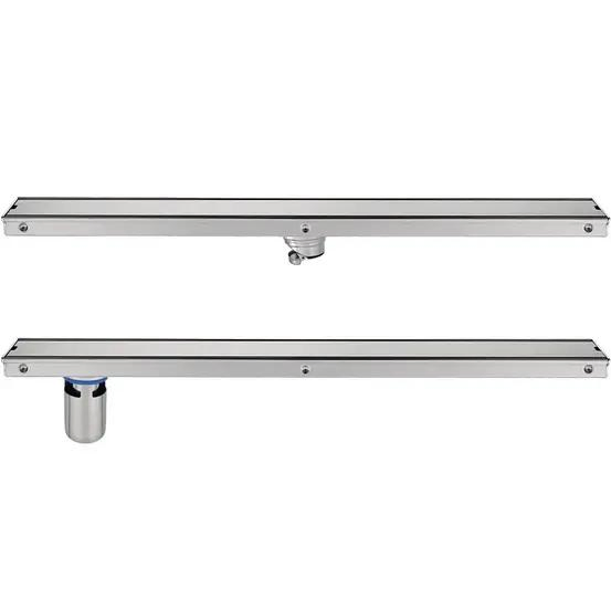 Stainless Steel 304 Nickle Brush Bathroom Floor Drain Linear Long Shower