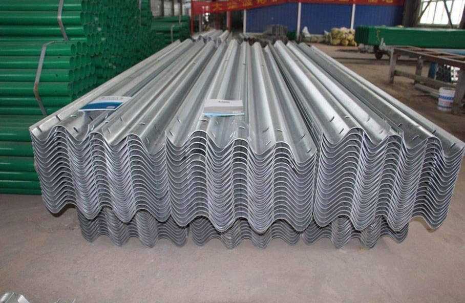 Zinc Coated Galvanized Steel Highway Guardrail