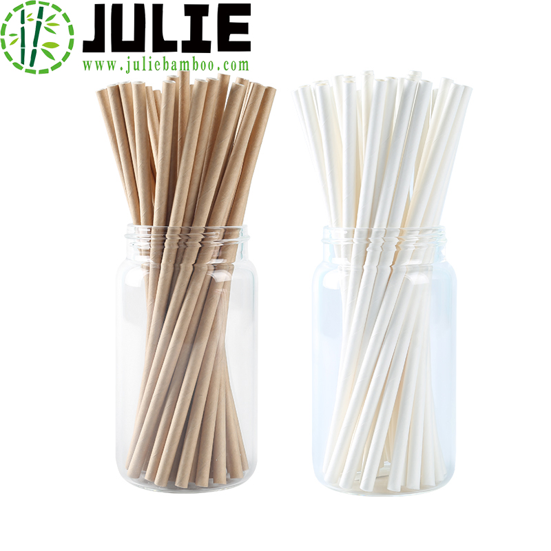 Food Grade High Quality Biodegradable Eco-Friendly Healthy Kraft Paper Straws Drinking Straw