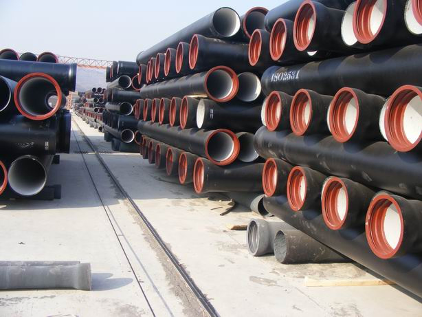 New Ductile Cast Iron Pipes and Fitting Class K7 K9 Pipe for Drain Water System
