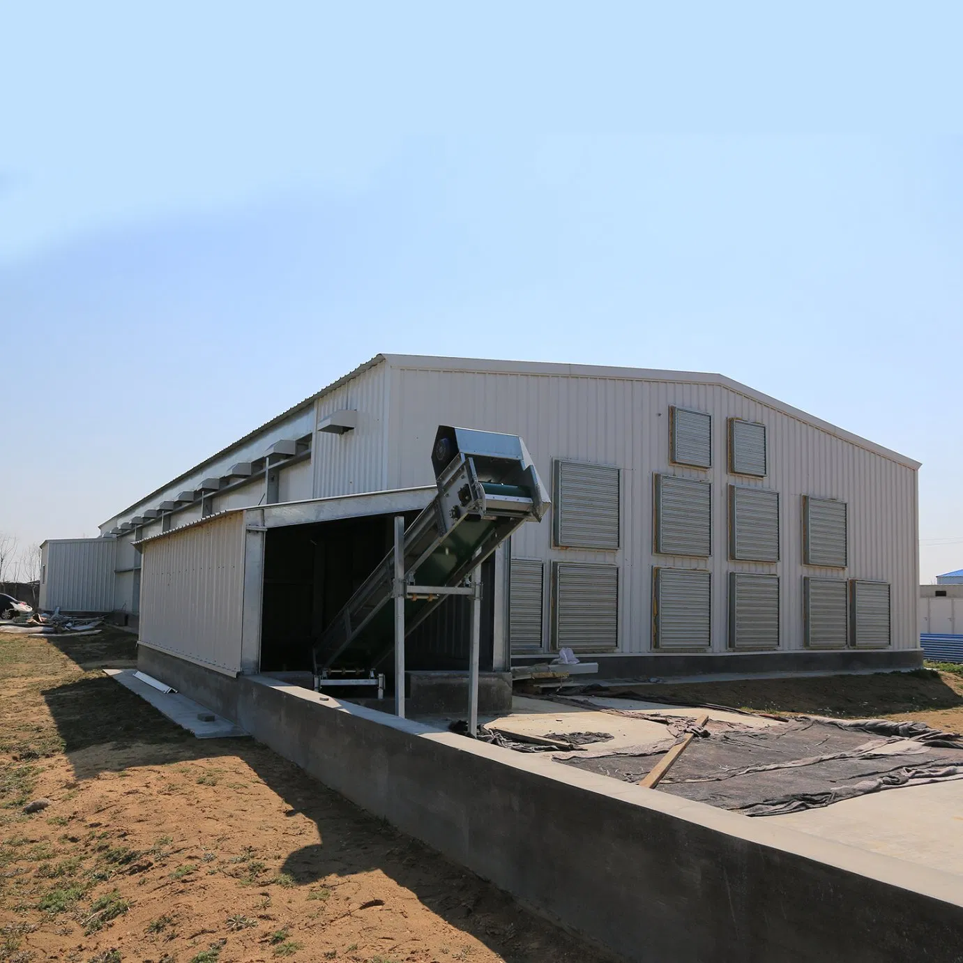 Light Steel Structure Frame Prefabricated Chicken House Coop Poultry Shed Brolier Farm House