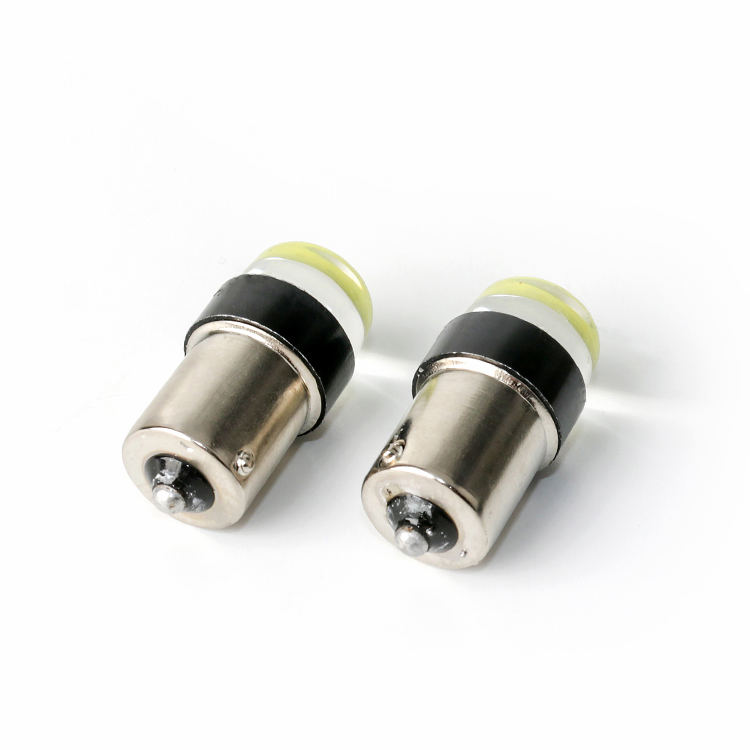 Светодиодная лампа BKR S25 P21W 1156 COB 5W для поворотников
