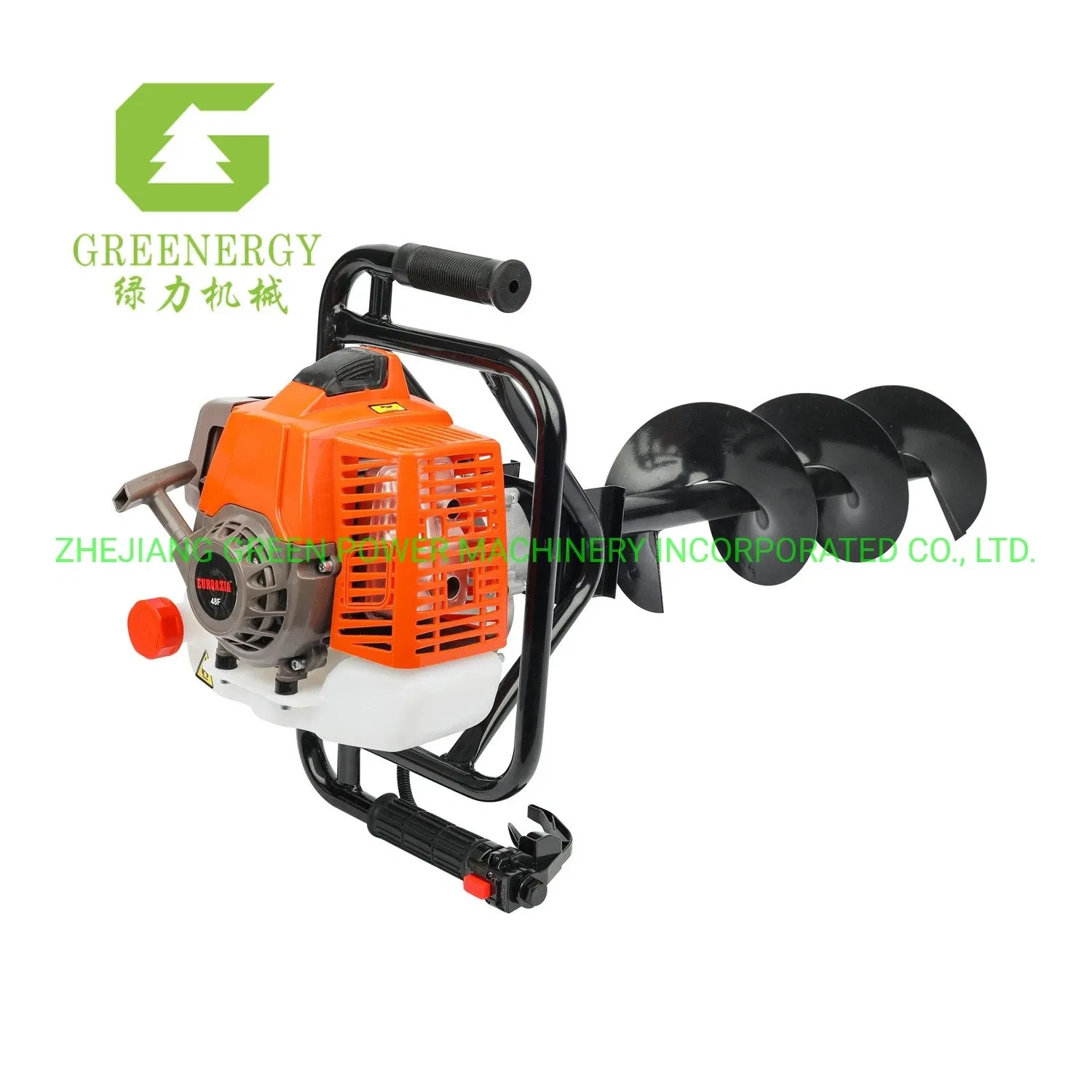 52cc Gasoline Post Hole Digger One Man Earth Auger with Ground Drill