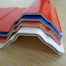 Solid Anti-Corrosion 1130mm Columbia UPVC Roofing Tile