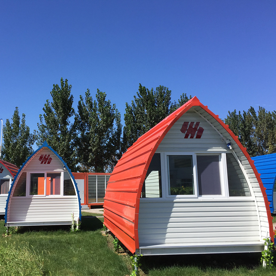 WMCP005 Outdoor Camping Pod Luxury Prefab Steel Tiny House For Living