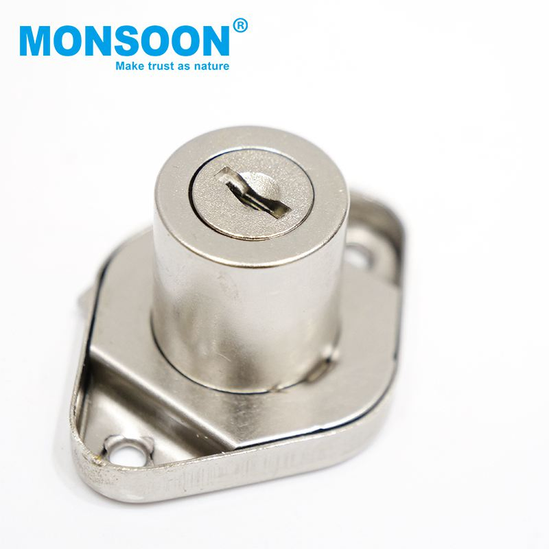 Various Size Hardware Furniture Desk Lock Plastic Key Iron Office Computer Zinc Die Cast Furniture Drawer Cabinet Lock