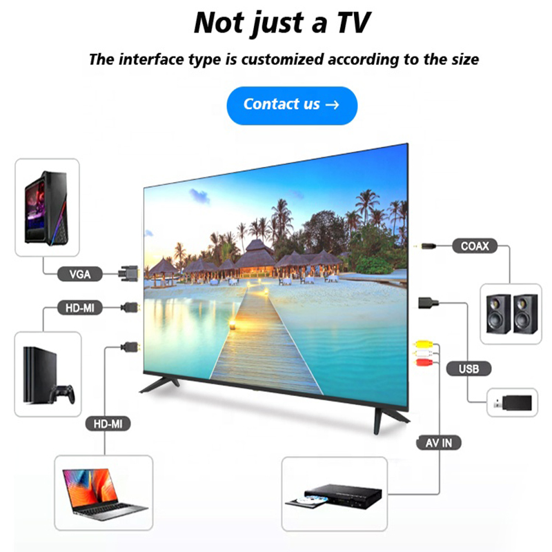 65-дюймовый безрамочный Android Smart TV