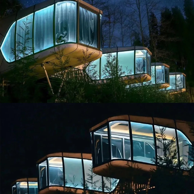 Integrated Luxury Prefab House Container Home Mobile Homestay Creative Mobile Garden House