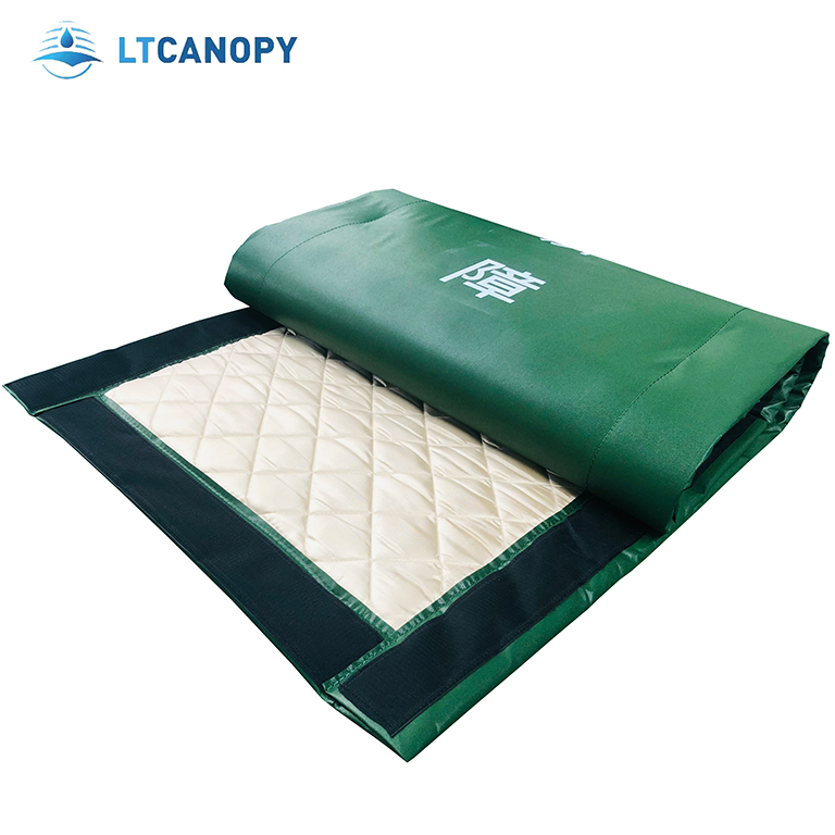 Litong Waterproof PVC Tarp Fabric Collapsible Noise Barrier Industry Factory Soundproof Blanket