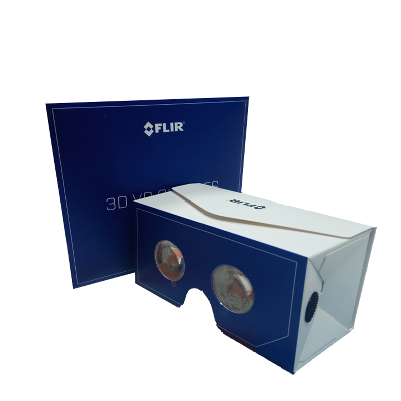 New Product Envelope Model Logo Custom Vr Cardboard Video Glasses Cardboard Vr Headsets 3D Virtual Reality Glasses