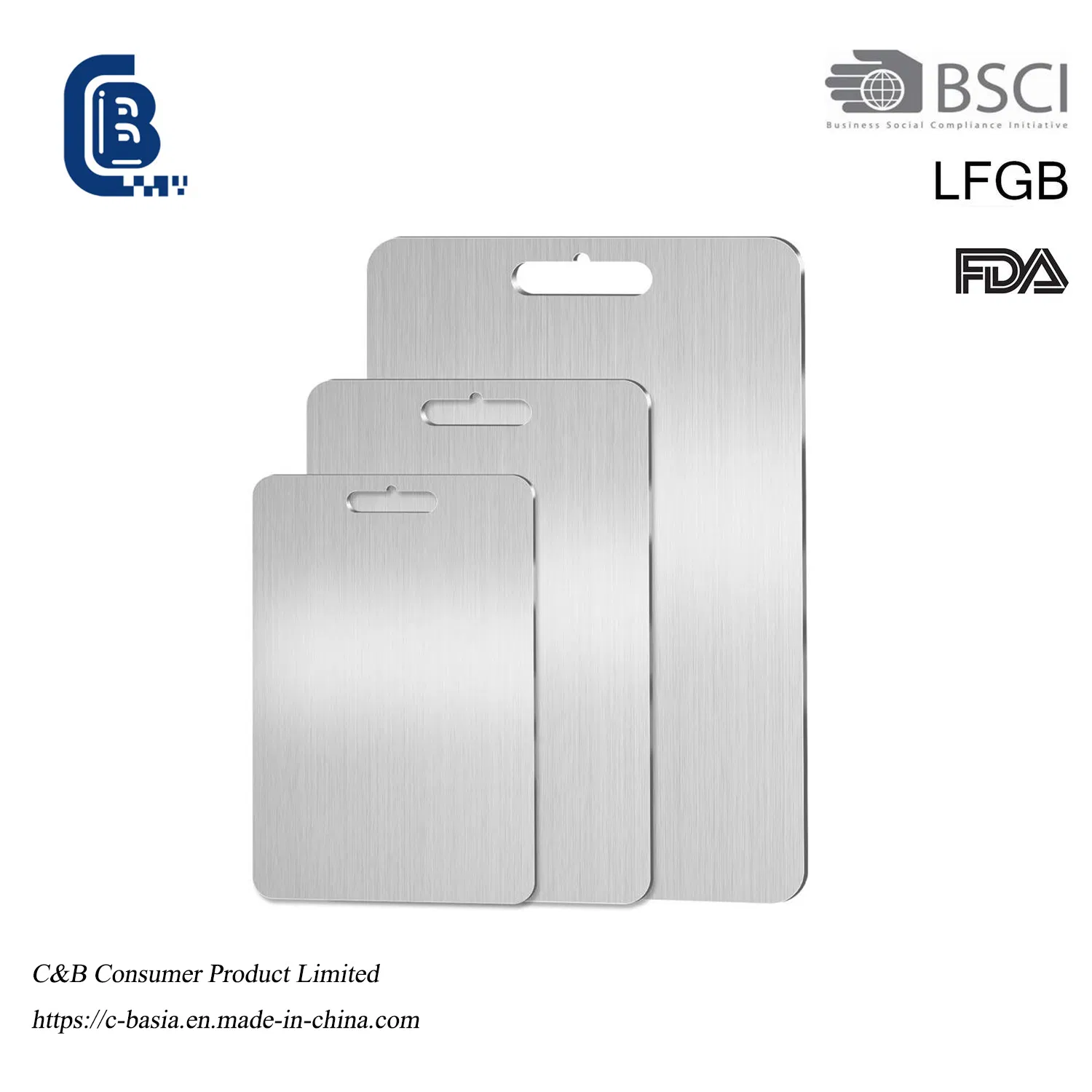 Titanium Cutting Board, Kitchen Chopping Board Double-Sided Durable