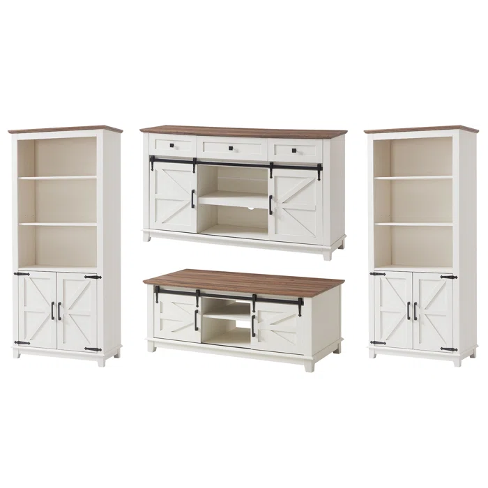 Комплект мебели для гостиной тумба под ТВ полки столик