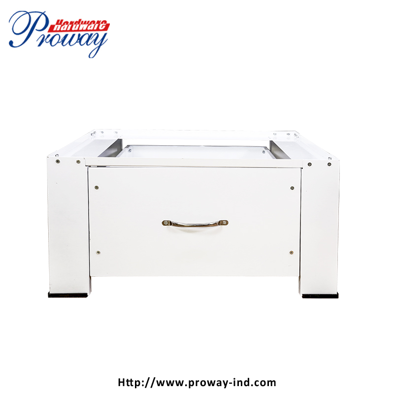 New Product Heavy Duty Laundry Appliance Balance White Storage Space Shelves Pedestal Washing Drying Machine Shelf Stand