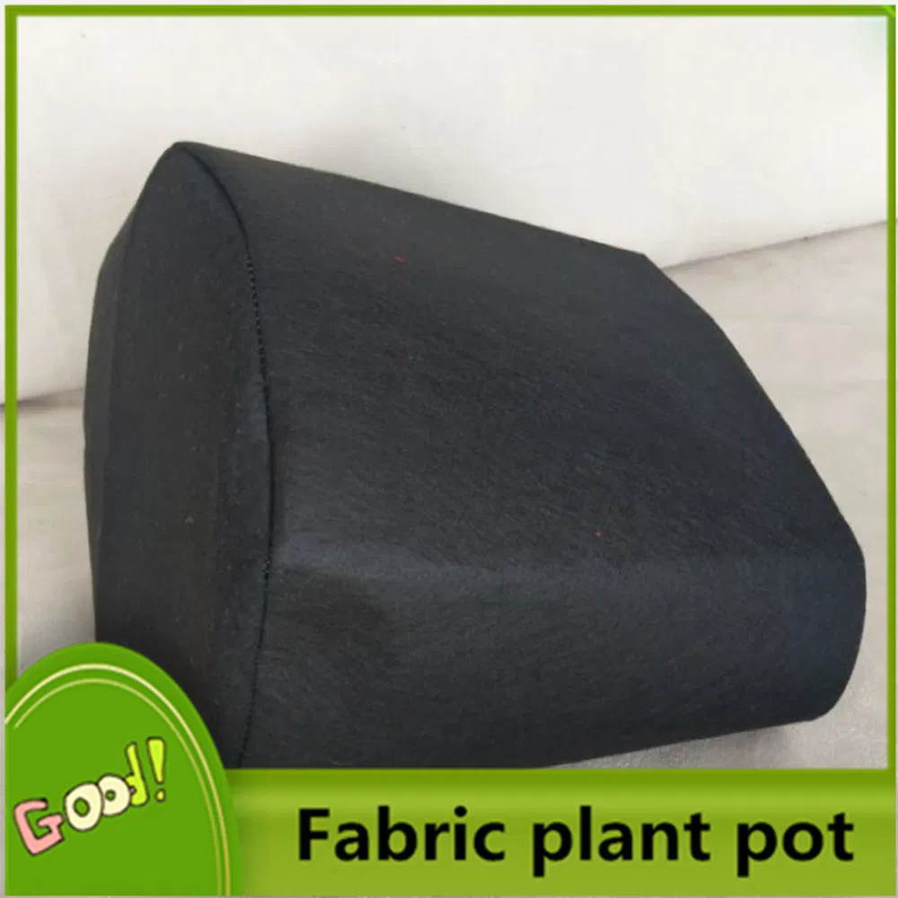 Горшок для растений Grow Bag из полиэстера/фетра, черный