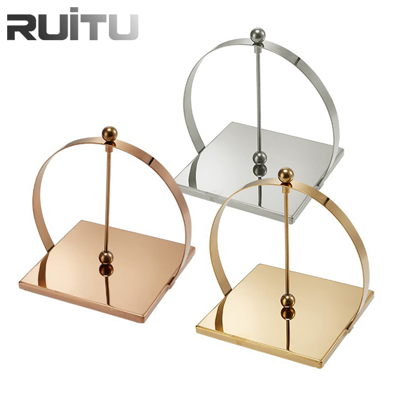 Vintage Banquet Tableware Floral Crown European Golden Silver Napkin Rings Holder Elegant Metal Stainless Steel Luxurious Wedding Gold Napkin Ring