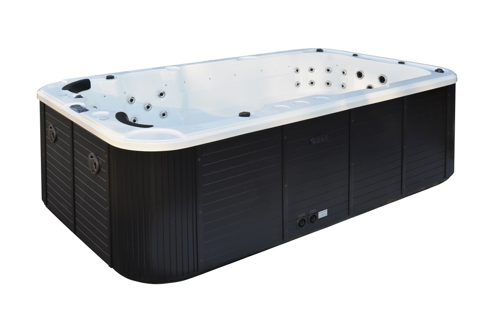 Sunrans 4m Balboa Premium Commercial-Grade Swim SPA Whirlpool SPA Outdoor Above Ground Endless Swimming Pool High-Capacity Design with 5 Powerful Pumps (SR821)