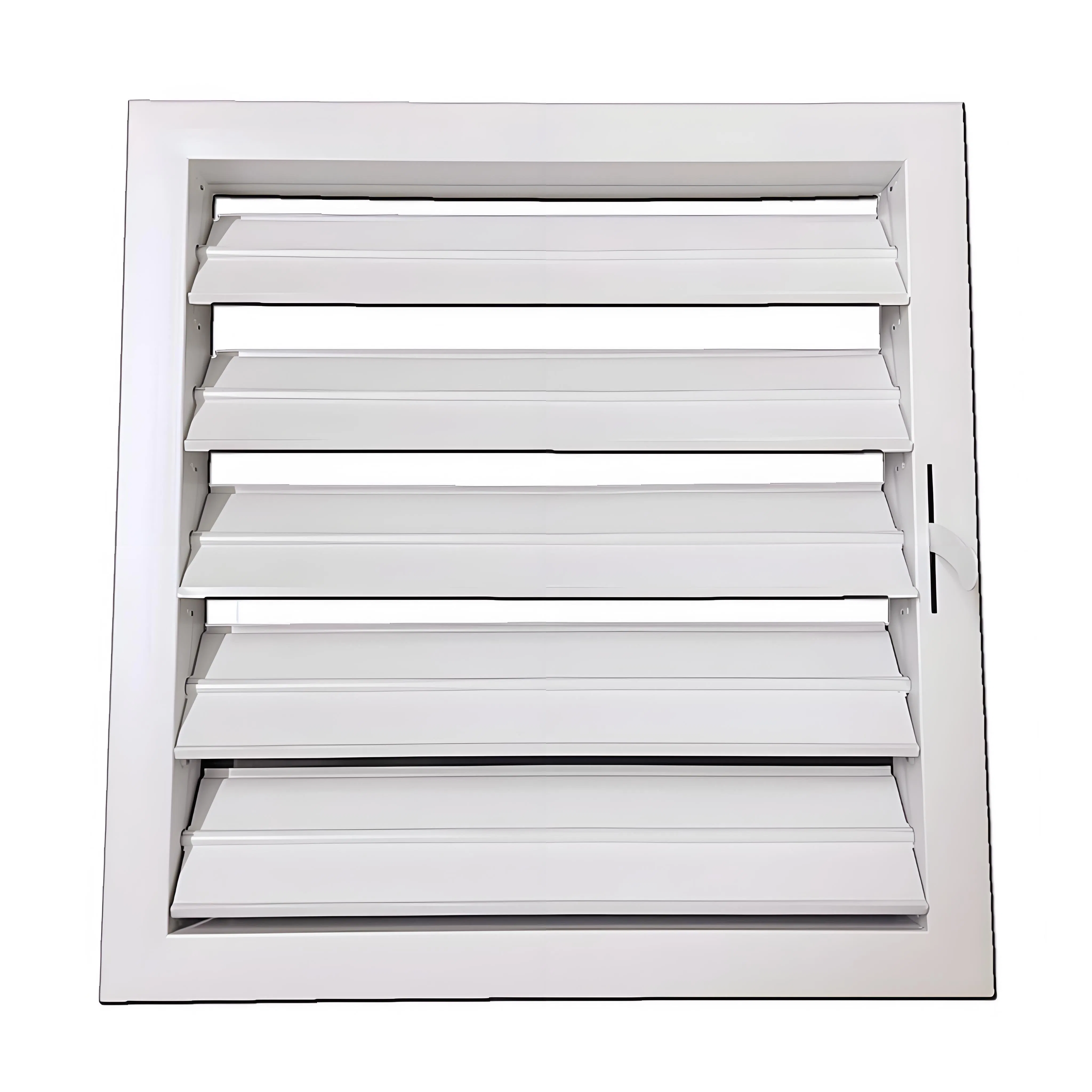 Customized Size Ventilation Louver Exterior Zinc Steel Louver Shutters for Construction and Decoration