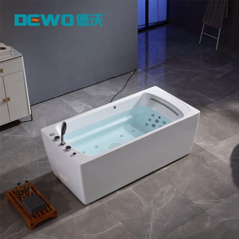 Hightech Jacuzzis Magic Jets Large House Freestanding Acrylic Massage Bathtub New Designed Waterfall SPA Hot Tub