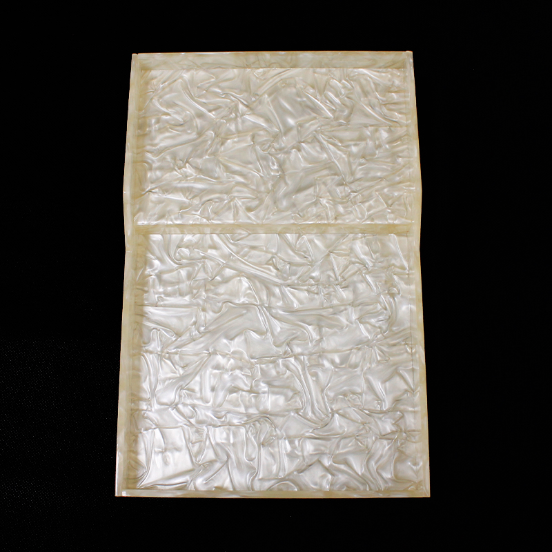 Elegant 5 Star Hotel Restaurant Tea Shop Use Water Texture Acrylic Services Amenities Tray