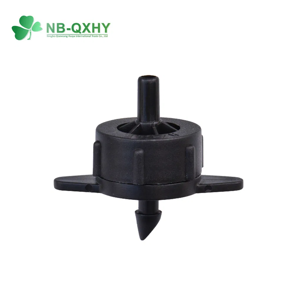 Flux 2L/H 8L/H Drip Irrigation Emitter Black Detachable Dripper for Garden