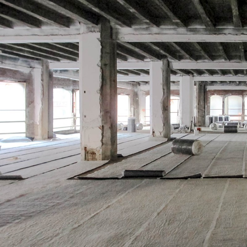 Modern Design HDPE W-Shaped Linear Drainage Mat Efficient Water Drainage Resin Groove for Kitchen Plastic Building Material