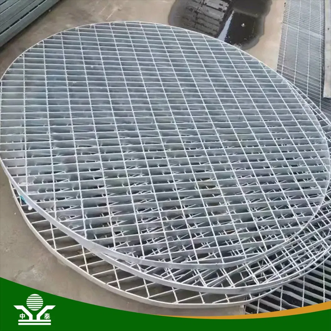 Zhongtai Corrugated Shape 1– 1/2" X 1/4" China Stainless Steel Grate Drains Factory Hdsgw22-05 Catwalk Steel Grating Used for Security Fence