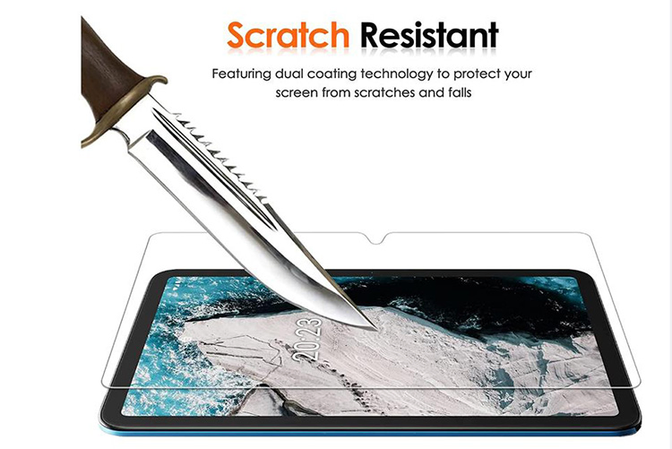 Anti-Scratch 9h Hardness HD Tempered Glass Screen Protector for Nokia T21 10.4 Inch 2022