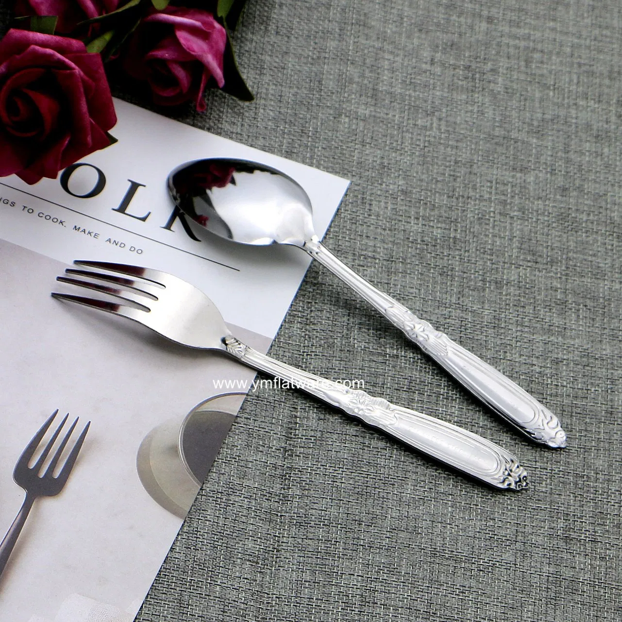 12 PCS Dorable Dinner Ware Flatware Spoon