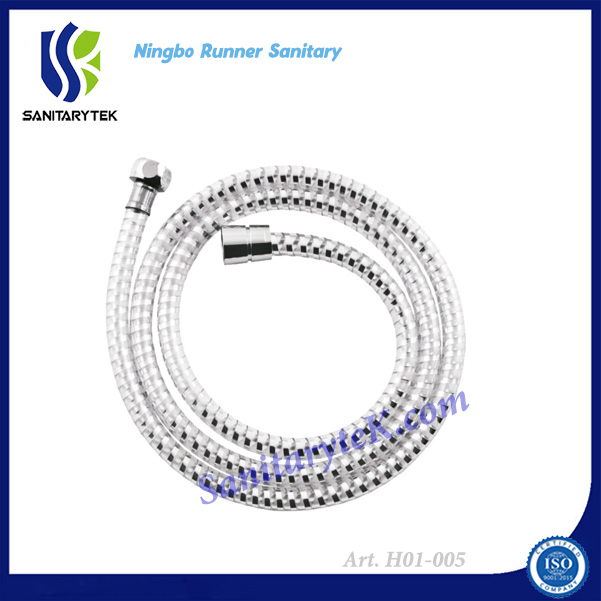 Silver Flex PVC Shower Hose for Hand Shower (H01-017)