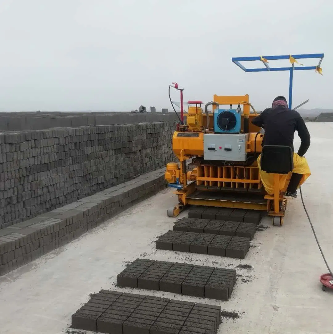 Qmj6-30 Mobile Hollow Block Machine with No Pallet Requirement