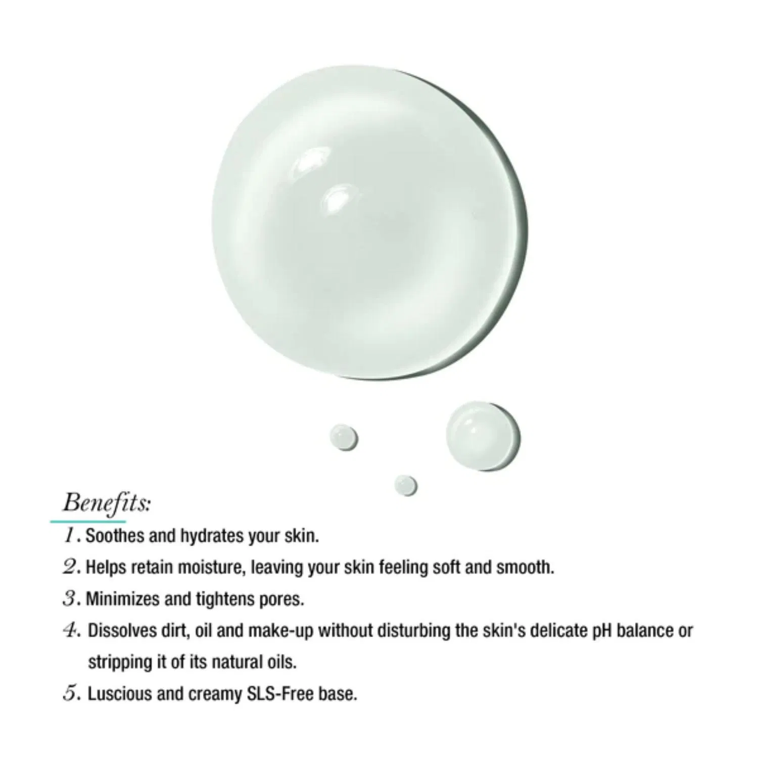 OEM Cosmetics Hydrating Aloe Vera Face Wash for All Skin Types